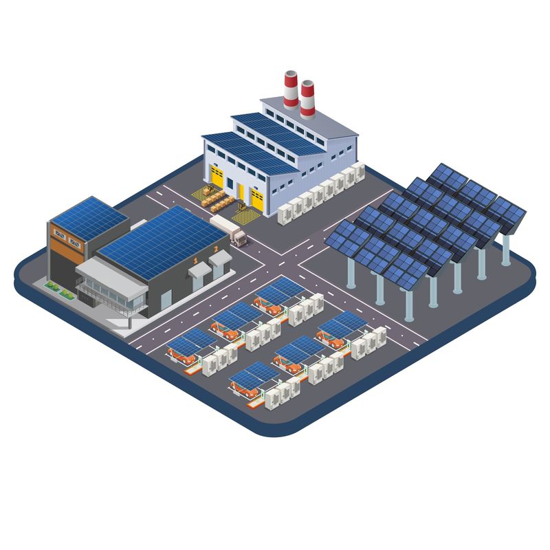Buildings Commercial And Industrial Energy Storage Power In Zero-Carbon Smart Industrial Parks